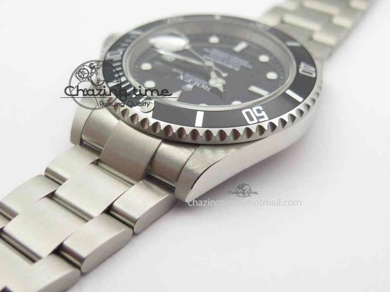 Submariner 16610 LN Black Metal Bezel JF 1:1 Best Edition On SS Bracelet SH Durable 3653