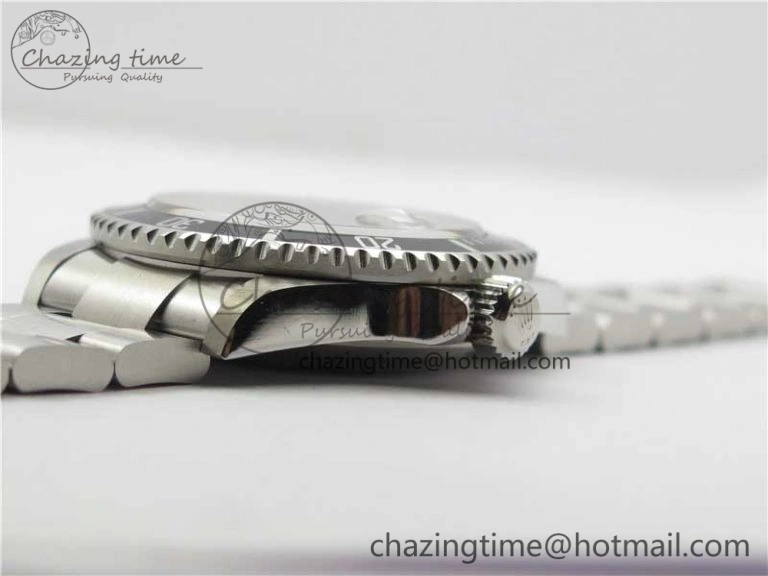 TopPick Submariner 16610 LN Black No Rehaut Engraving 904L Steel ARF1:1 Best Edition on SS Bracelet SH 2953