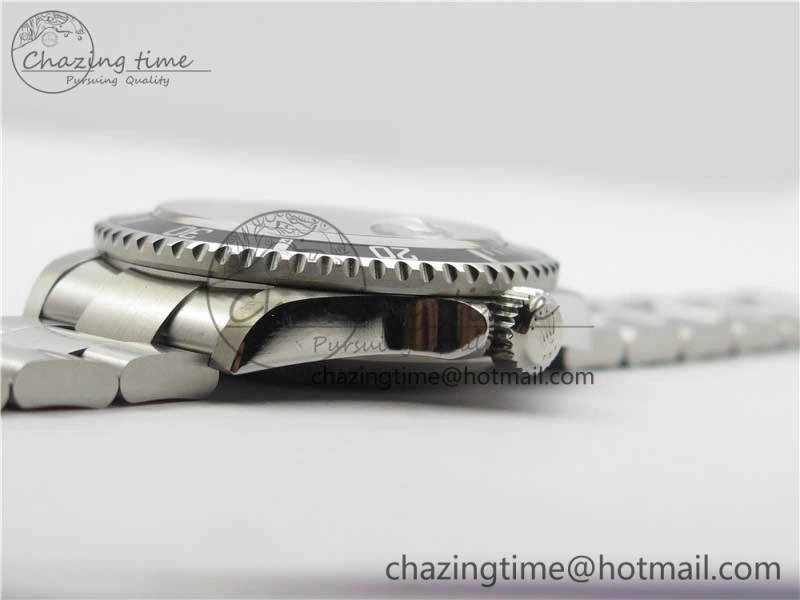 TopPick Submariner 16610 LN Black No Rehaut Engraving 904L Steel ARF1:1 Best Edition on SS Bracelet SH 2953