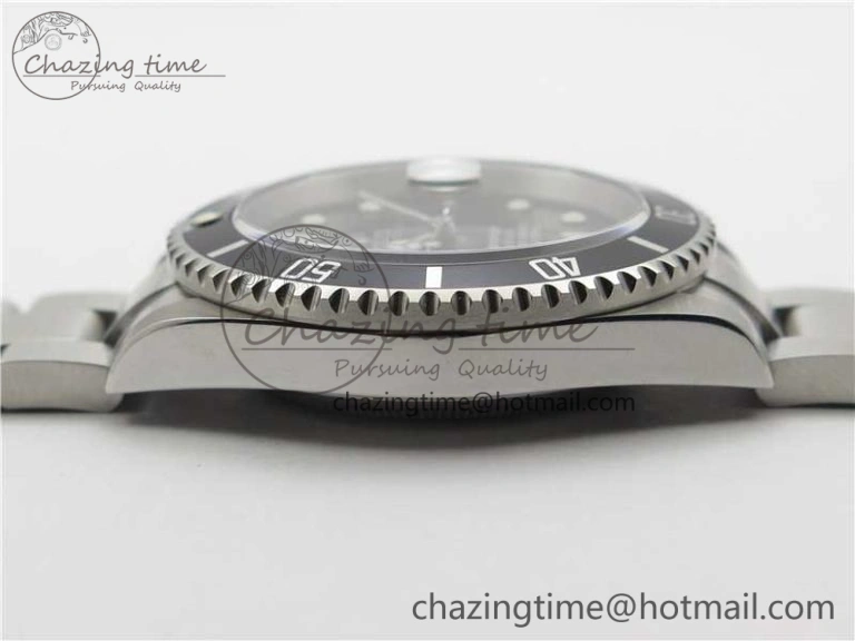 TopPick Submariner 16610 LN Black No Rehaut Engraving 904L Steel ARF1:1 Best Edition on SS Bracelet SH 2953