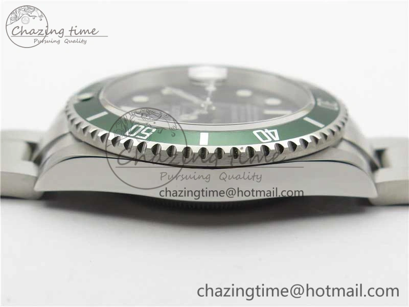 Submariner 16610 LV Green No Rehaut Engraving 904L Steel ARF1:1 Best Edition on SS Bracelet SH FashionForward 2955