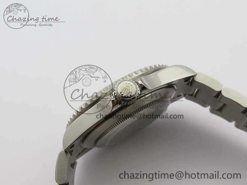 EyeCatching Submariner 16610 LV Green No Rehaut Engraving JF 1:1 Best Edition On SS Bracelet SH 3543