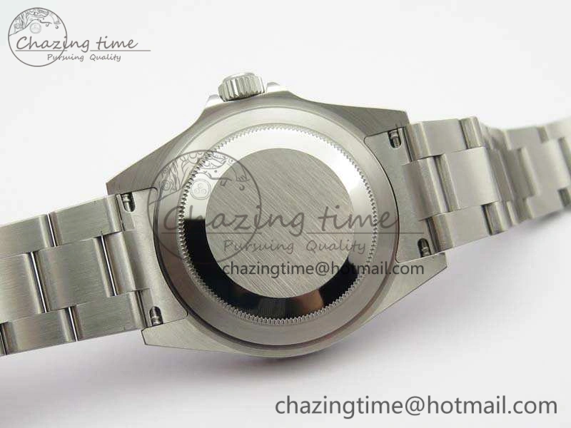 EyeCatching Submariner 16610 LV Green No Rehaut Engraving JF 1:1 Best Edition On SS Bracelet SH 3543
