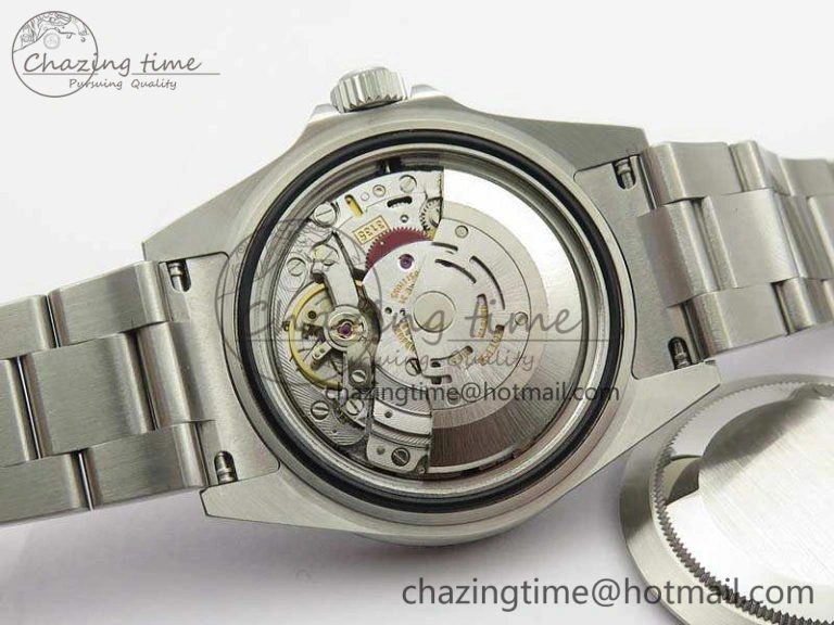 EyeCatching Submariner 16610 LV Green No Rehaut Engraving JF 1:1 Best Edition On SS Bracelet SH 3543