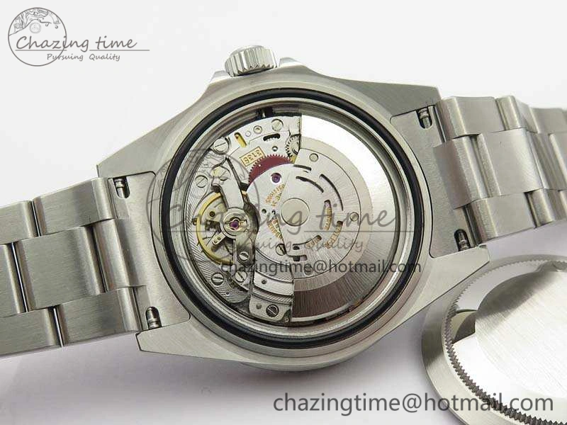 EyeCatching Submariner 16610 LV Green No Rehaut Engraving JF 1:1 Best Edition On SS Bracelet SH 3543
