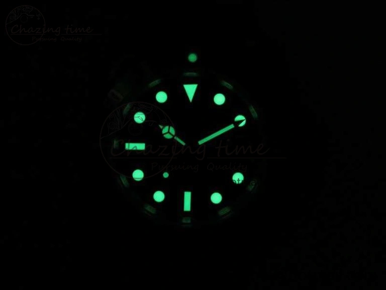 EyeCatching Submariner 16610 LV Green No Rehaut Engraving JF 1:1 Best Edition On SS Bracelet SH 3543