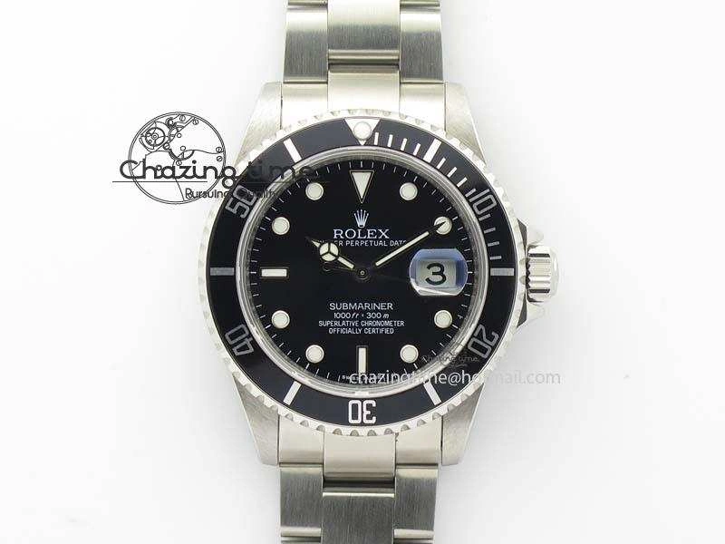 StreetReady Submariner 16610LN SS BP-Maker Best Edition Black Dial Black Bezel On SS Bracelet SA 3816