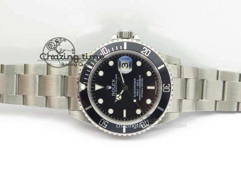 StreetReady Submariner 16610LN SS BP-Maker Best Edition Black Dial Black Bezel On SS Bracelet SA 3816