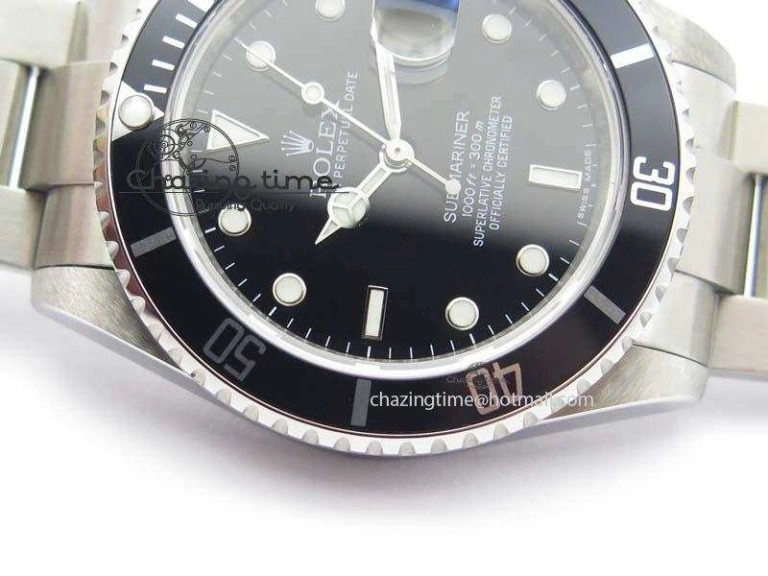 StreetReady Submariner 16610LN SS BP-Maker Best Edition Black Dial Black Bezel On SS Bracelet SA 3816