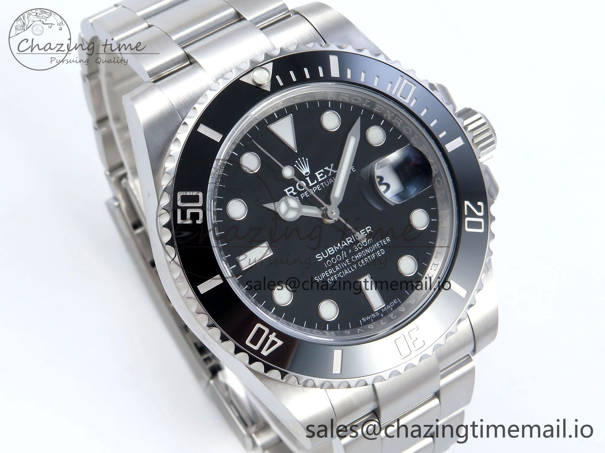 GoodFit Submariner 40mm 116610 LN SS ARF 1:1 Best Edition Steel Black Dial 904L SS Oyster Bracelet SH 361