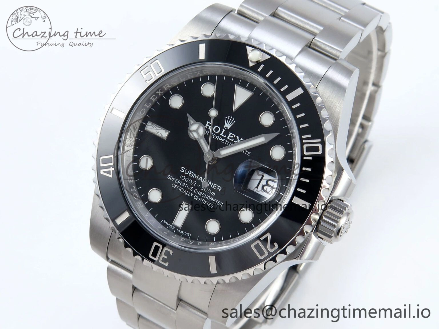 GoodFit Submariner 40mm 116610 LN SS ARF 1:1 Best Edition Steel Black Dial 904L SS Oyster Bracelet SH 361
