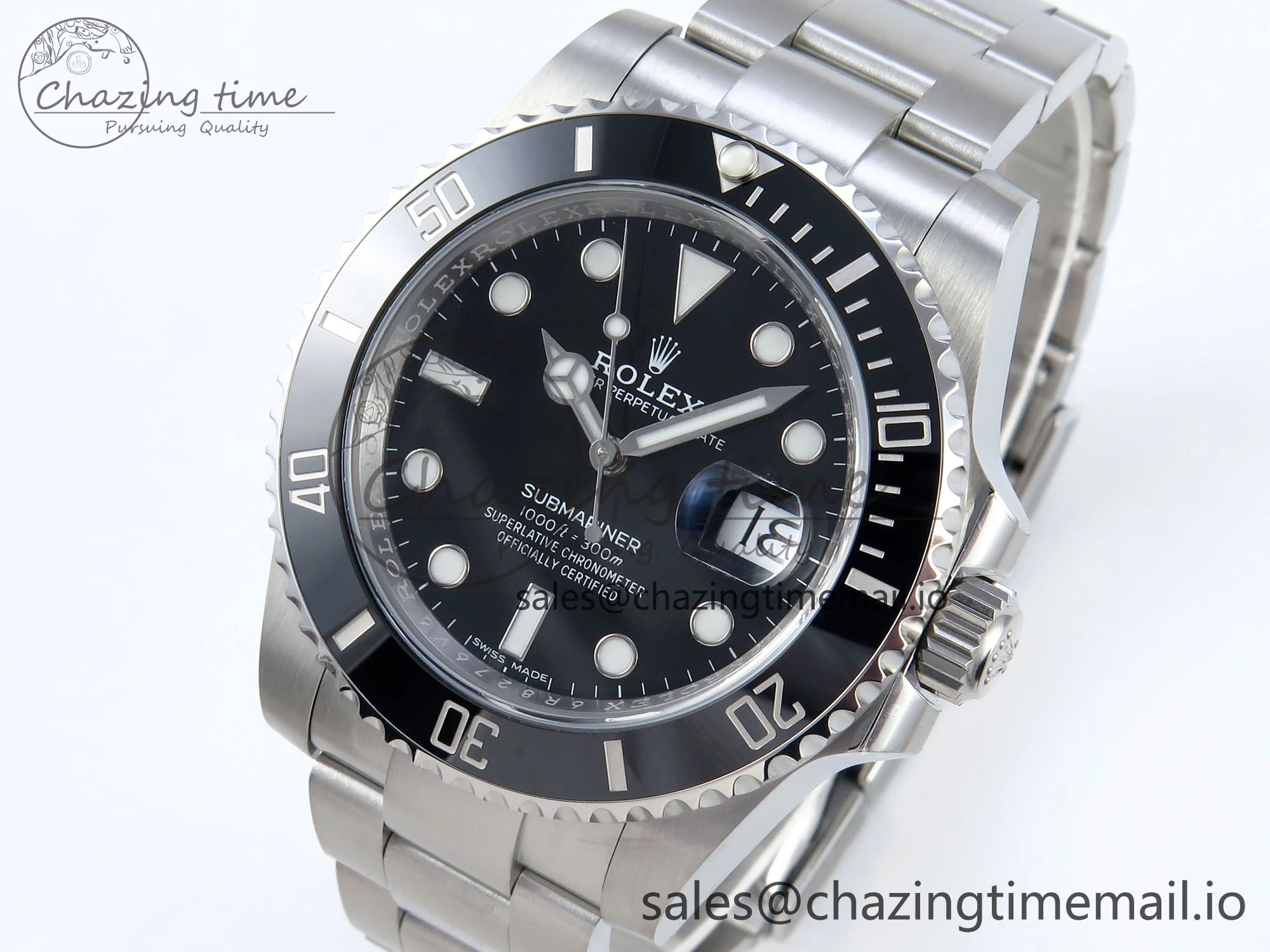 GoodFit Submariner 40mm 116610 LN SS ARF 1:1 Best Edition Steel Black Dial 904L SS Oyster Bracelet SH 361