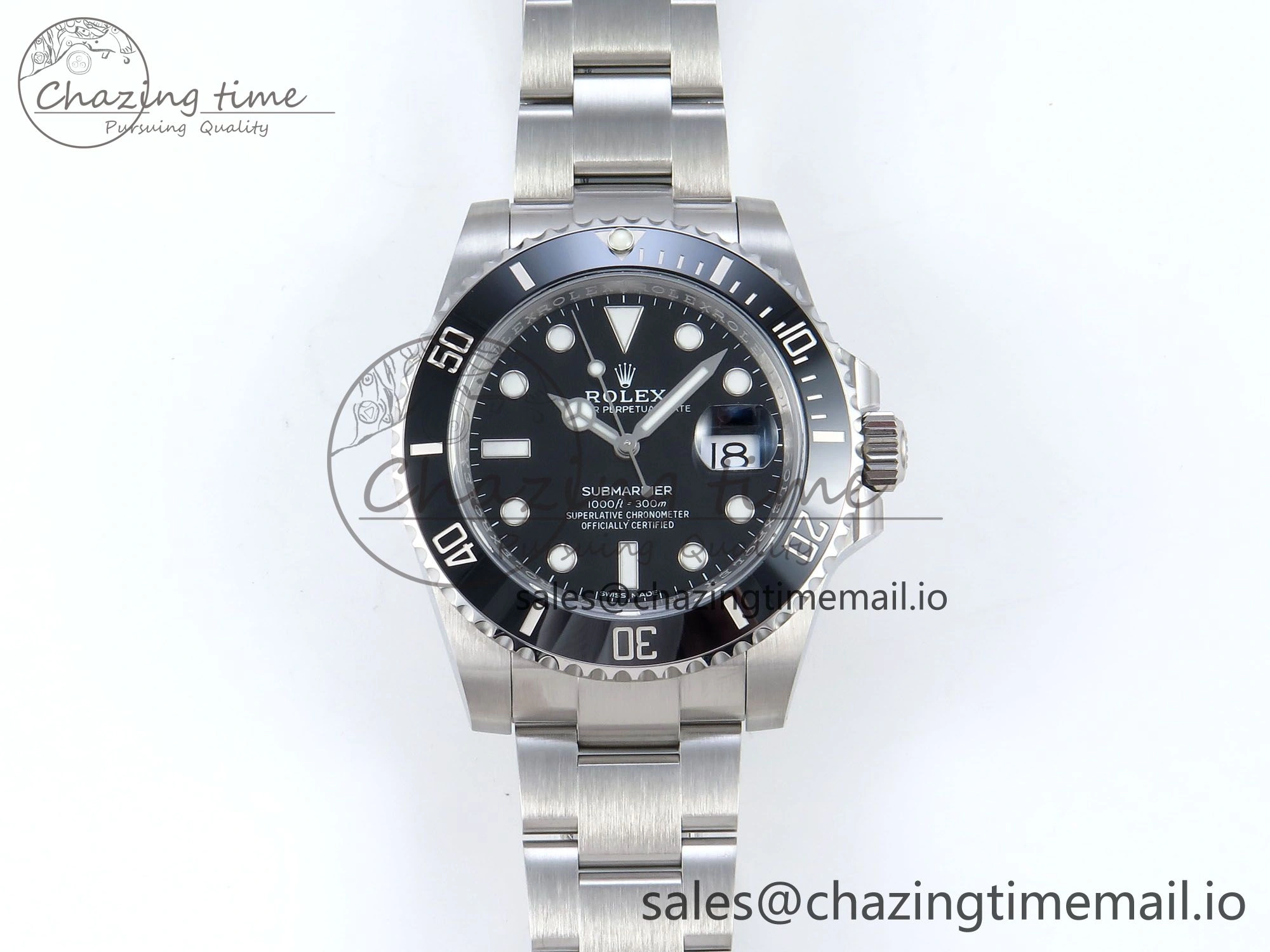 GoodFit Submariner 40mm 116610 LN SS ARF 1:1 Best Edition Steel Black Dial 904L SS Oyster Bracelet SH 361