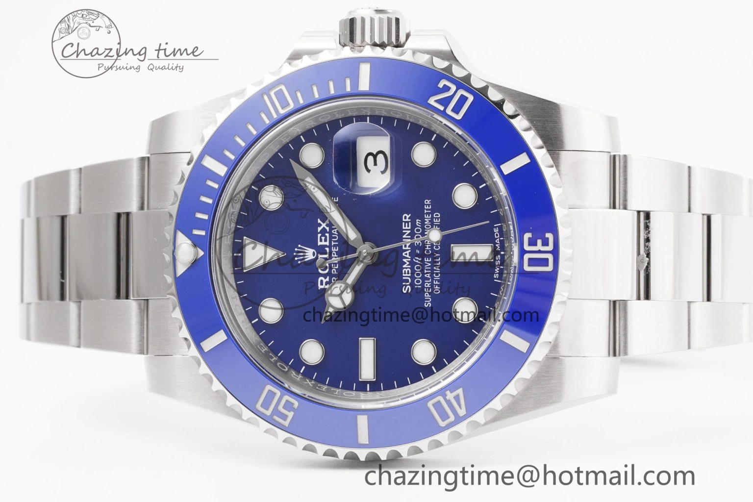 Submariner 40mm 116619 LB Blue Ceramic 904L Steel Clean 1:1 Best Edition VS Efficient 1987