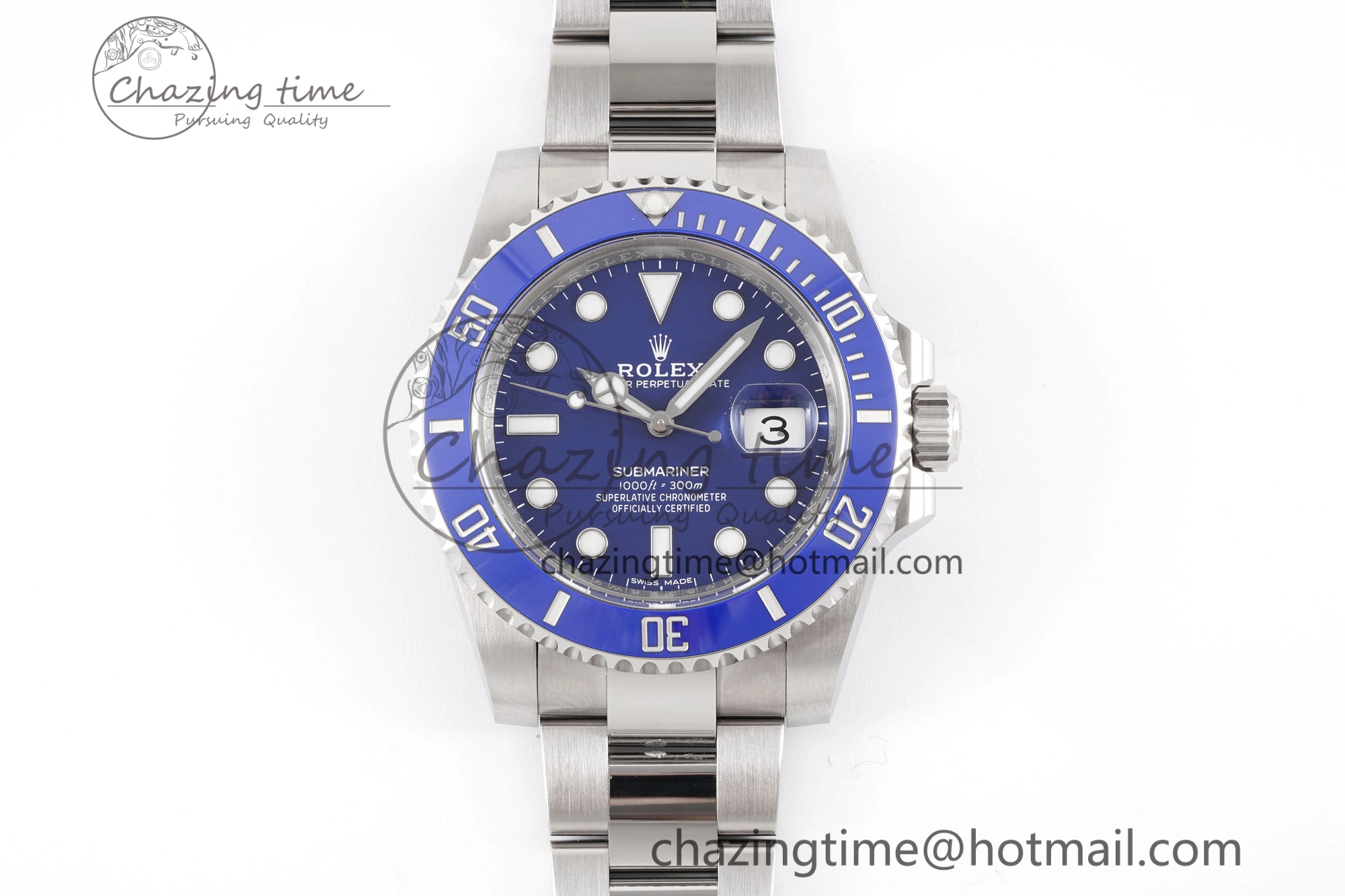 Submariner 40mm 116619 LB Blue Ceramic 904L Steel Clean 1:1 Best Edition VS Efficient 1987