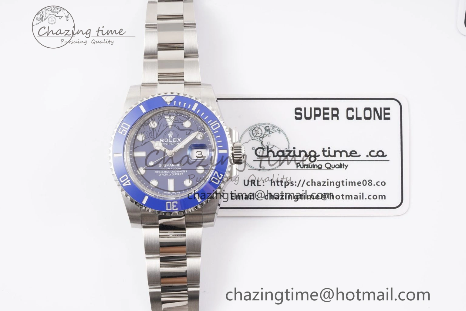 Submariner 40mm 116619 LB Blue Ceramic 904L Steel Clean 1:1 Best Edition VS Efficient 1987