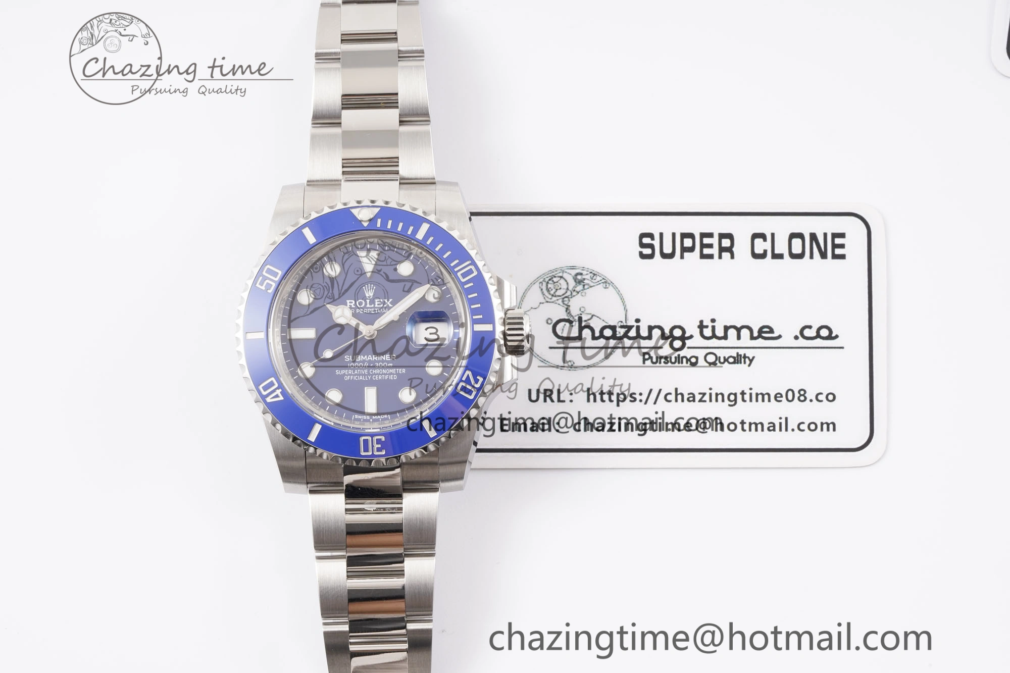 Submariner 40mm 116619 LB Blue Ceramic 904L Steel Clean 1:1 Best Edition VS Efficient 1987