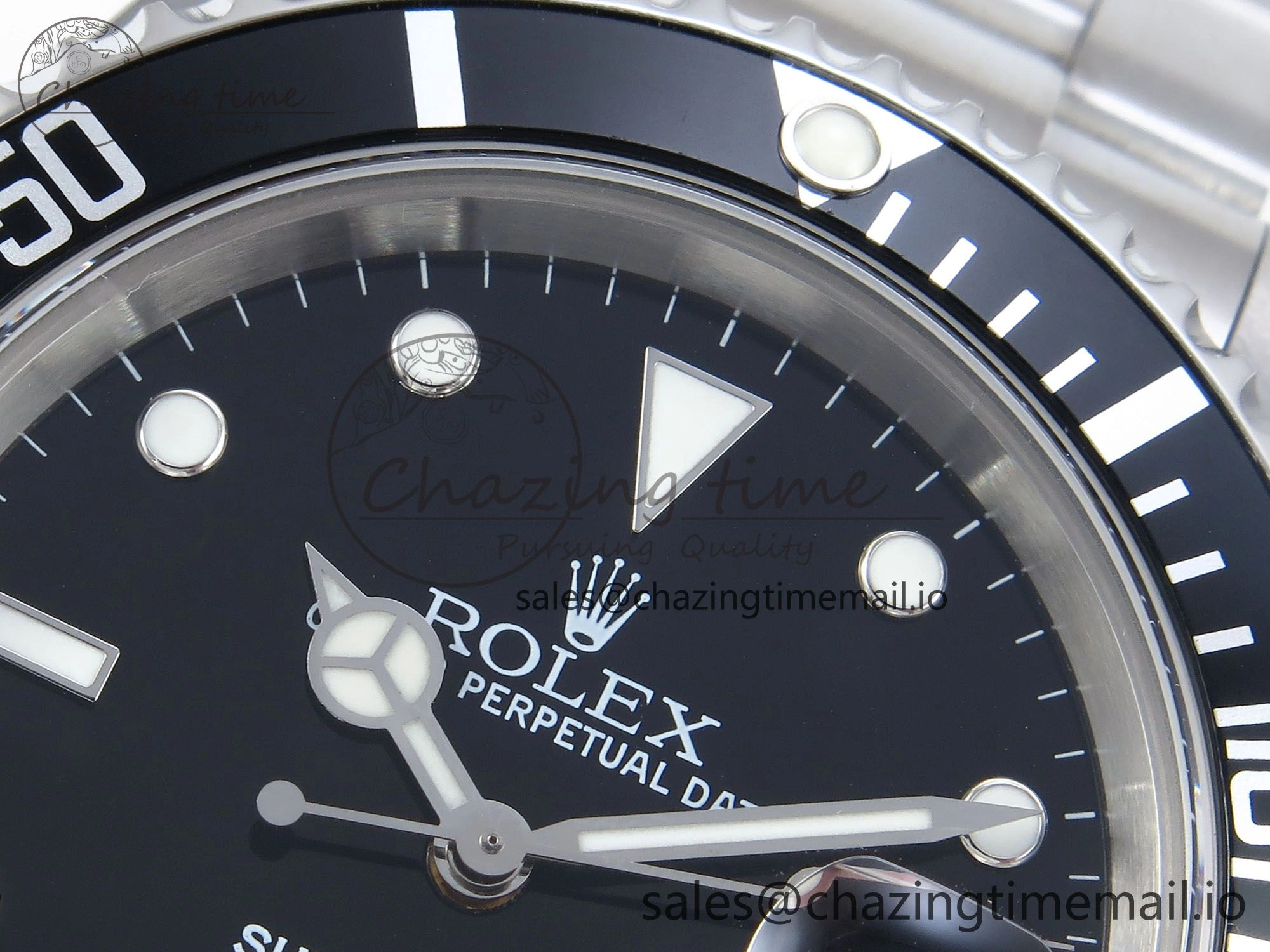 Lightweight Submariner 40mm 16610 LN Black Ceramic TWF 1:1 Best Edition on Bracelet SH3135 (NO REHAUT ENGRAVING) 297