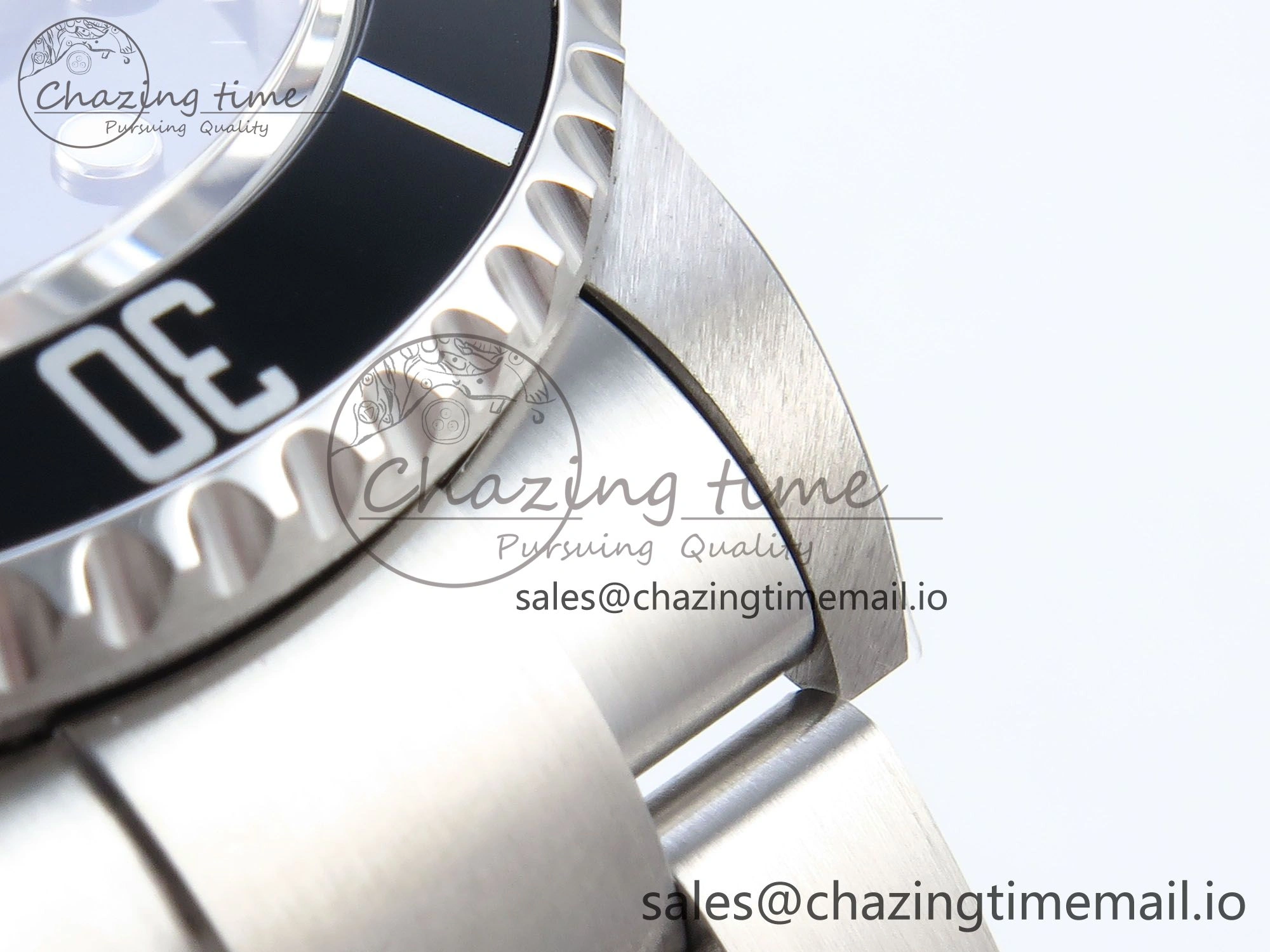 Lightweight Submariner 40mm 16610 LN Black Ceramic TWF 1:1 Best Edition on Bracelet SH3135 (NO REHAUT ENGRAVING) 297