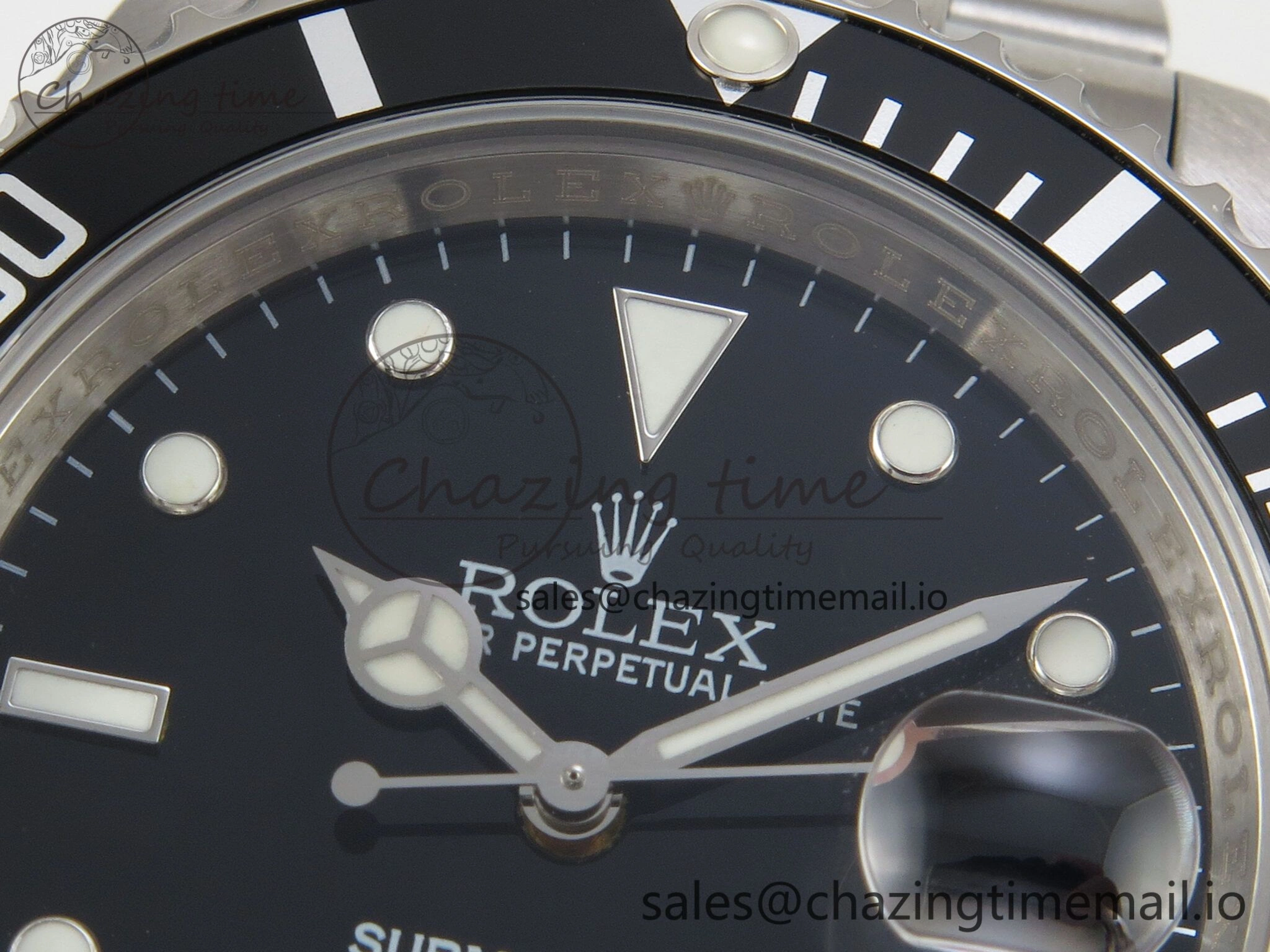 Sleek Submariner 40mm 16610 LN Black Ceramic TWF 1:1 Best Edition on Bracelet SH 296