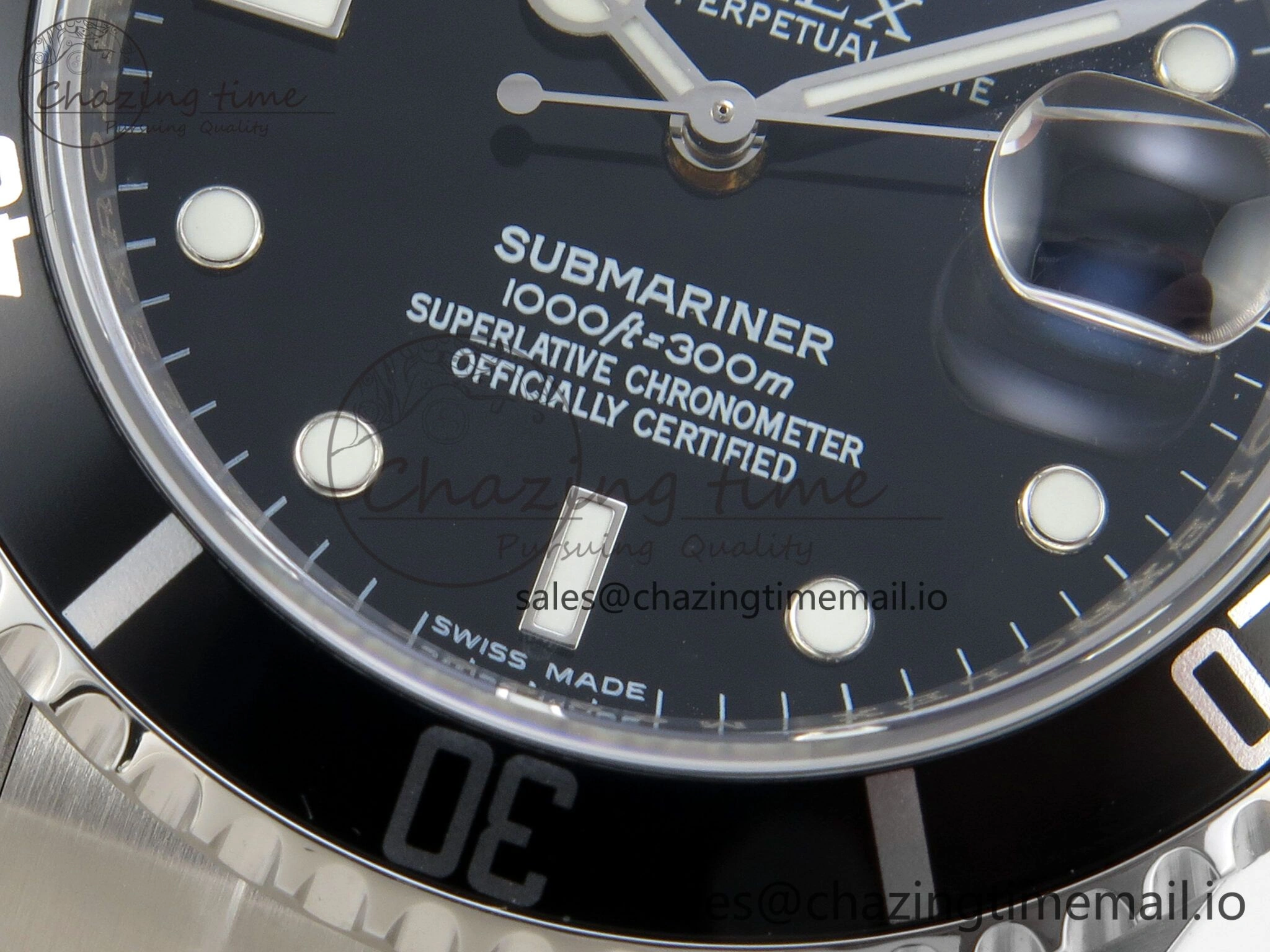 Sleek Submariner 40mm 16610 LN Black Ceramic TWF 1:1 Best Edition on Bracelet SH 296