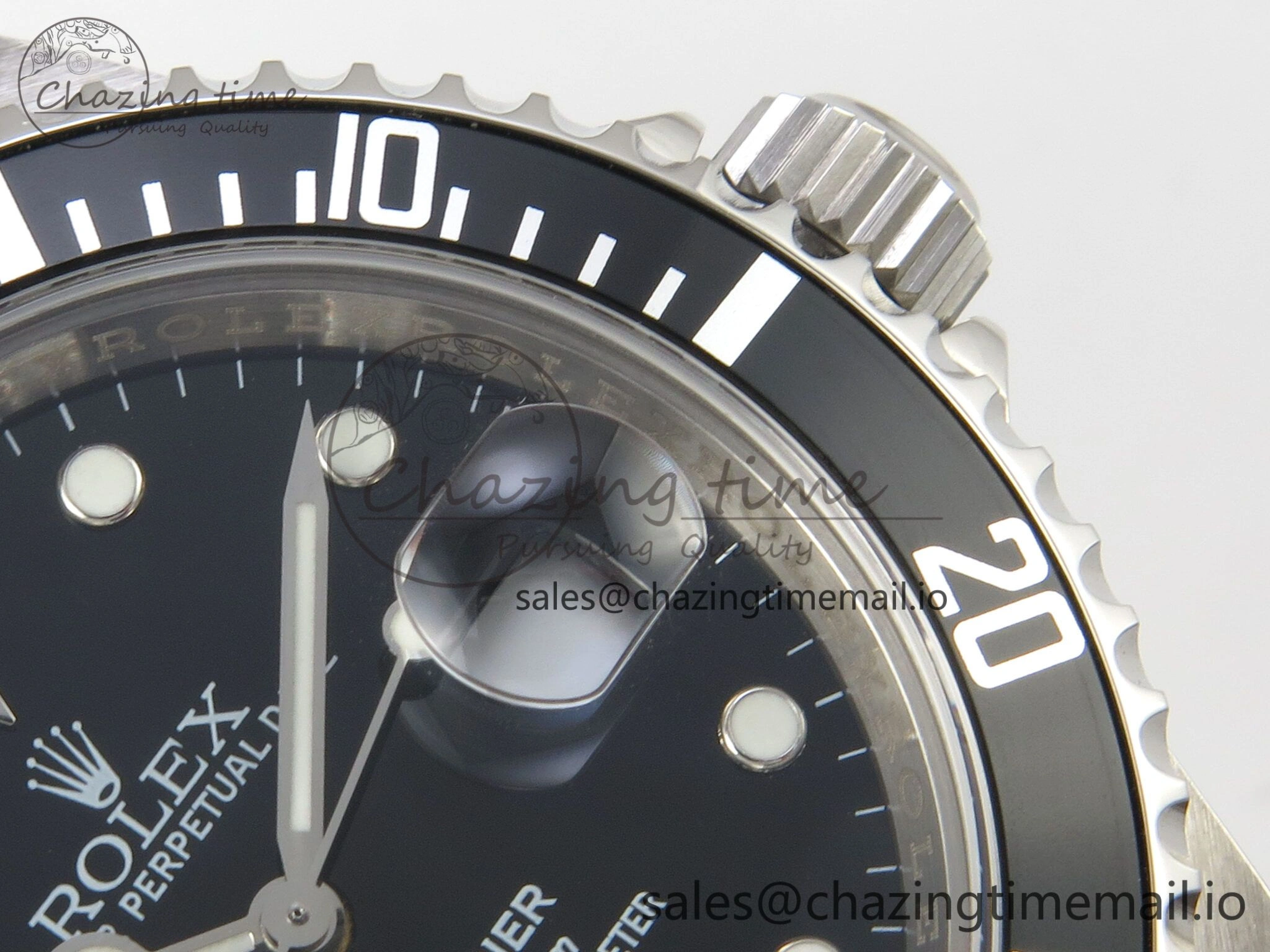 Sleek Submariner 40mm 16610 LN Black Ceramic TWF 1:1 Best Edition on Bracelet SH 296
