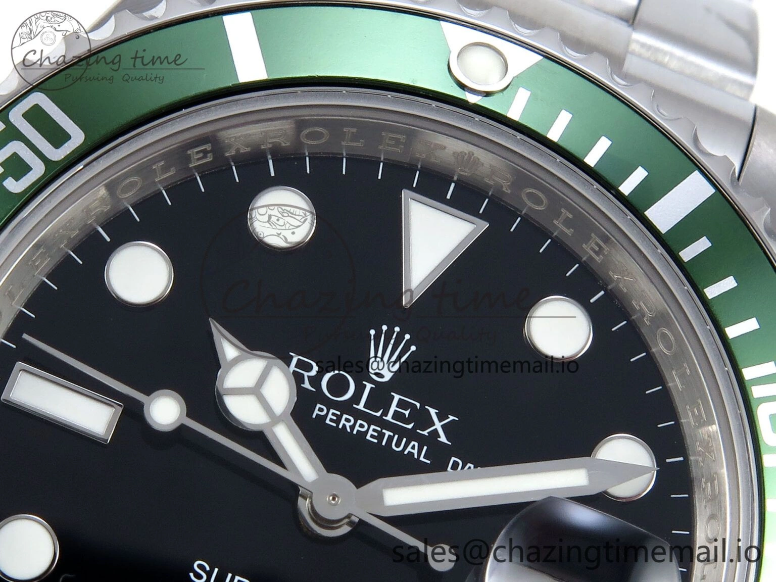 Affordable Submariner 40mm 16610 LV Green Ceramic TWF 1:1 Best Edition on Bracelet SH 294