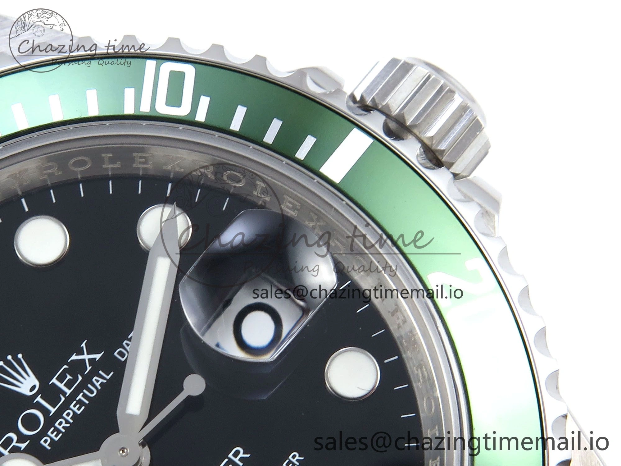 Affordable Submariner 40mm 16610 LV Green Ceramic TWF 1:1 Best Edition on Bracelet SH 294