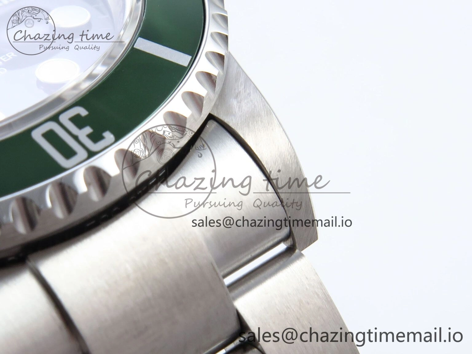 Affordable Submariner 40mm 16610 LV Green Ceramic TWF 1:1 Best Edition on Bracelet SH 294