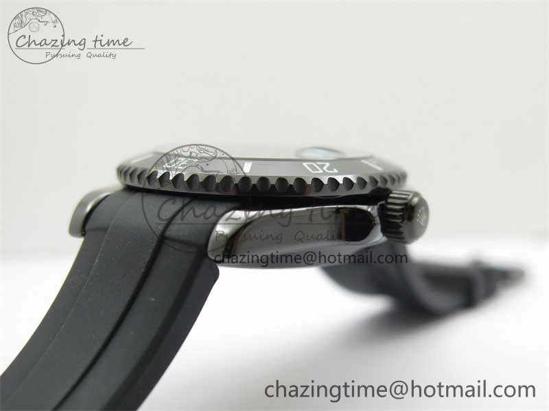 Submariner 40mm Black Ceramic 5GF Best Edition Cream Dial on Black Rubber Strap SA Sustainable 2470