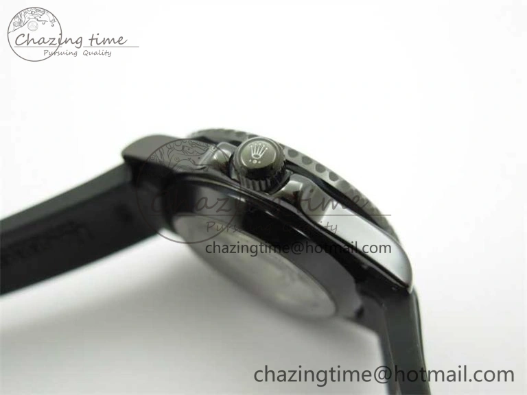 Submariner 40mm Black Ceramic 5GF Best Edition Cream Dial on Black Rubber Strap SA Sustainable 2470