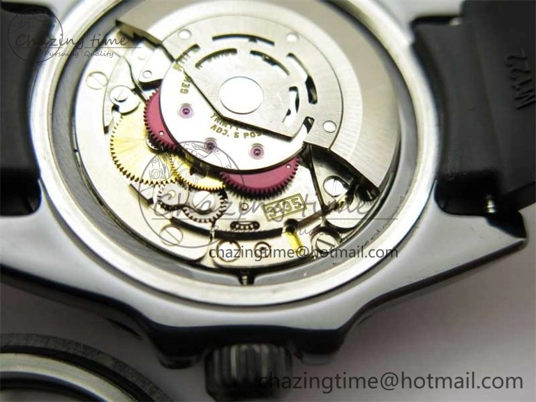 Submariner 40mm Black Ceramic 5GF Best Edition Cream Dial on Black Rubber Strap SA Sustainable 2470