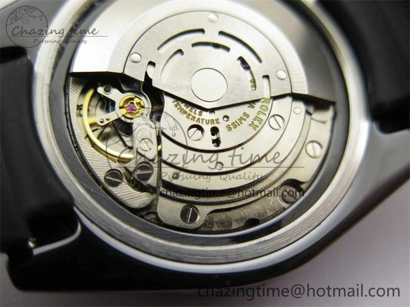Submariner 40mm Black Ceramic 5GF Best Edition Cream Dial on Black Rubber Strap SA Sustainable 2470