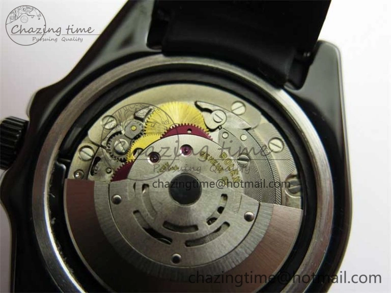 Submariner 40mm Black Ceramic 5GF Best Edition Cream Dial on Black Rubber Strap SA Sustainable 2470