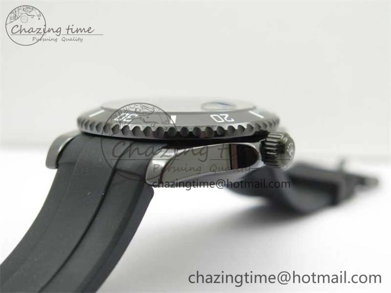 Durable Submariner 40mm Black Ceramic 5GF Best Edition Painting Dial on Black Rubber Strap SA 2467
