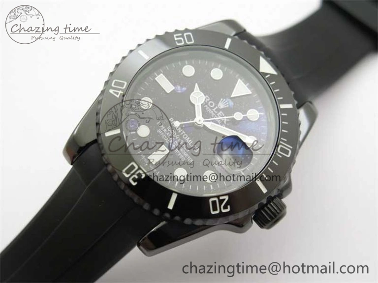 Submariner 40mm Black Ceramic 5GF Best Edition Starry Painting Dial on Black Rubber Strap SA Seasonal 2476