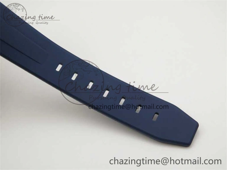 Modern Submariner 40mm White Ceramic 5GF Best Edition Dark Blue Dial on Blue Rubber Strap SA 2486