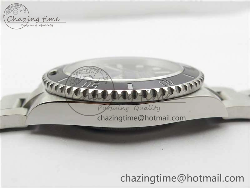 Submariner 41mm 124060 No Date 904L Steel ROF 1:1 Best Edition Black Dial On SS Bracelet A Sophisticated 2798