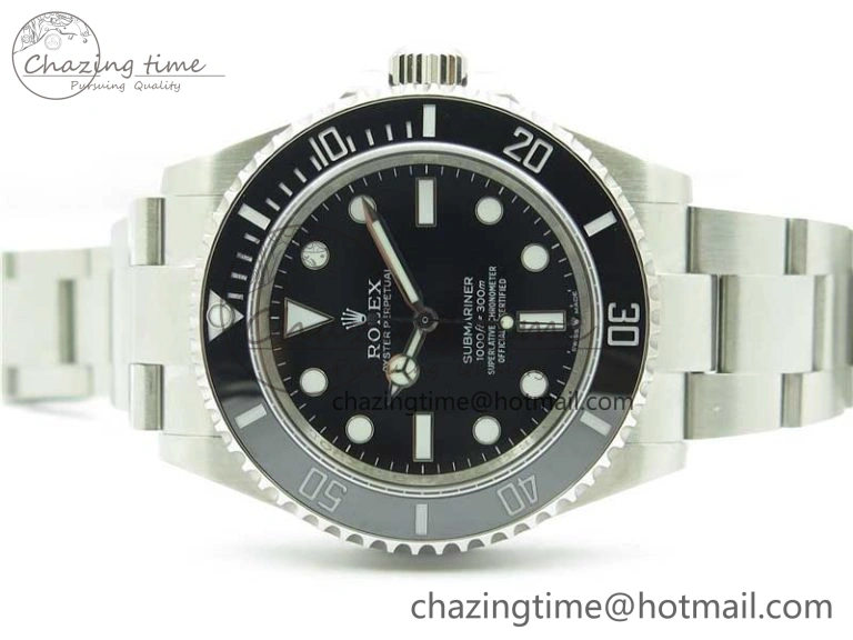 Submariner 41mm 124060 No Date 904L Steel ROF 1:1 Best Edition Black Dial On SS Bracelet A Sophisticated 2798