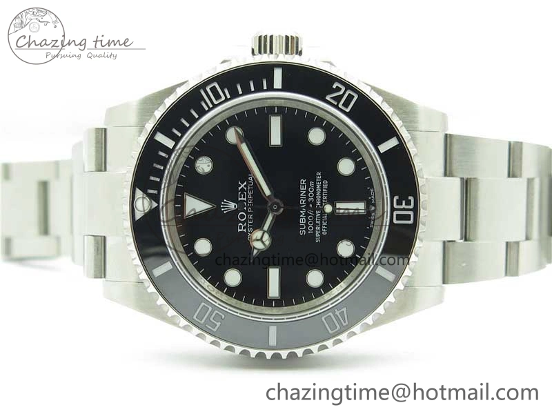 Submariner 41mm 124060 No Date 904L Steel ROF 1:1 Best Edition Black Dial On SS Bracelet A Sophisticated 2798