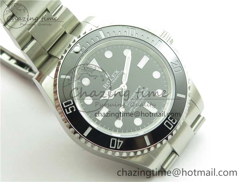 Submariner 41mm 124060 No Date 904L Steel ROF 1:1 Best Edition Black Dial On SS Bracelet A Sophisticated 2798