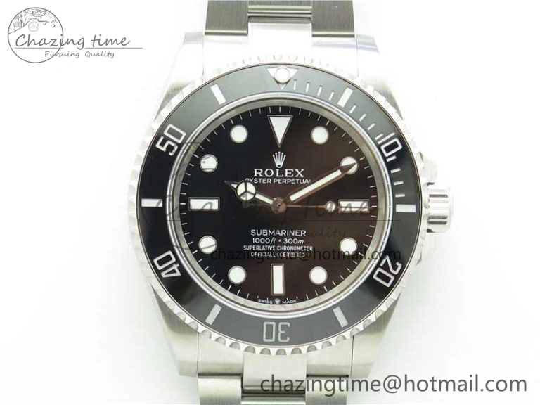 Submariner 41mm 124060 No Date 904L Steel ROF 1:1 Best Edition Black Dial On SS Bracelet A Sophisticated 2798