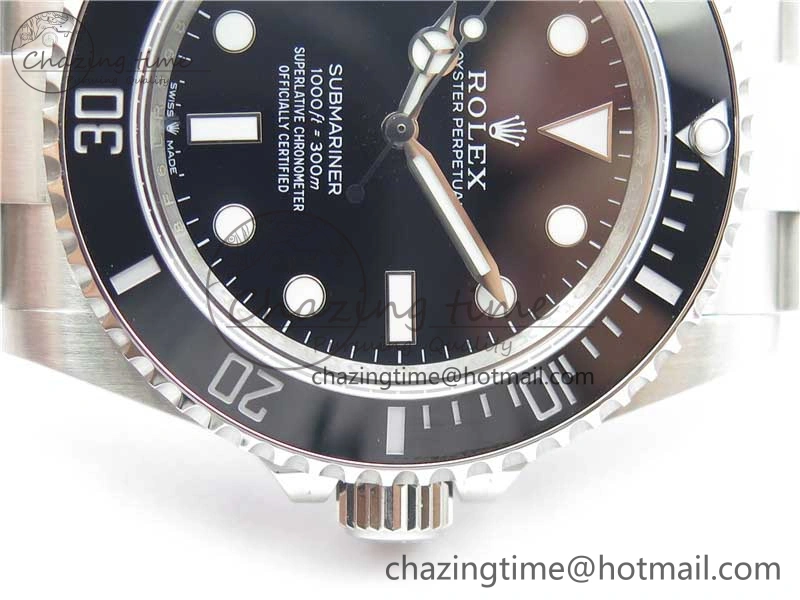 Submariner 41mm 124060 No Date 904L Steel ROF 1:1 Best Edition Black Dial On SS Bracelet A Sophisticated 2798