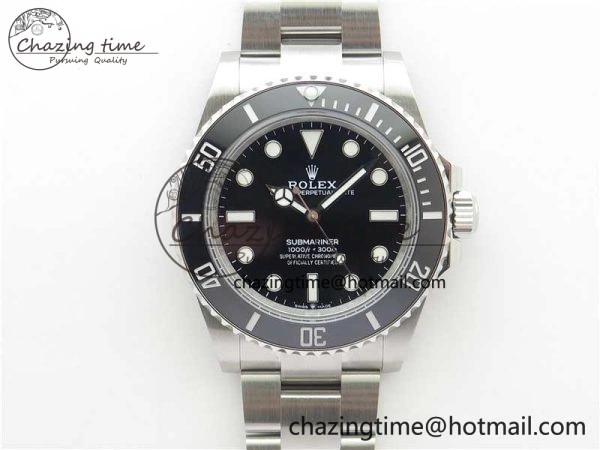 Submariner 41mm 124060 No Date BP Maker Black Dial on SS Bracelet A Sophisticated 2632