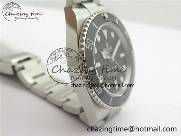 Submariner 41mm 124060 No Date BP Maker Black Dial on SS Bracelet A Sophisticated 2632
