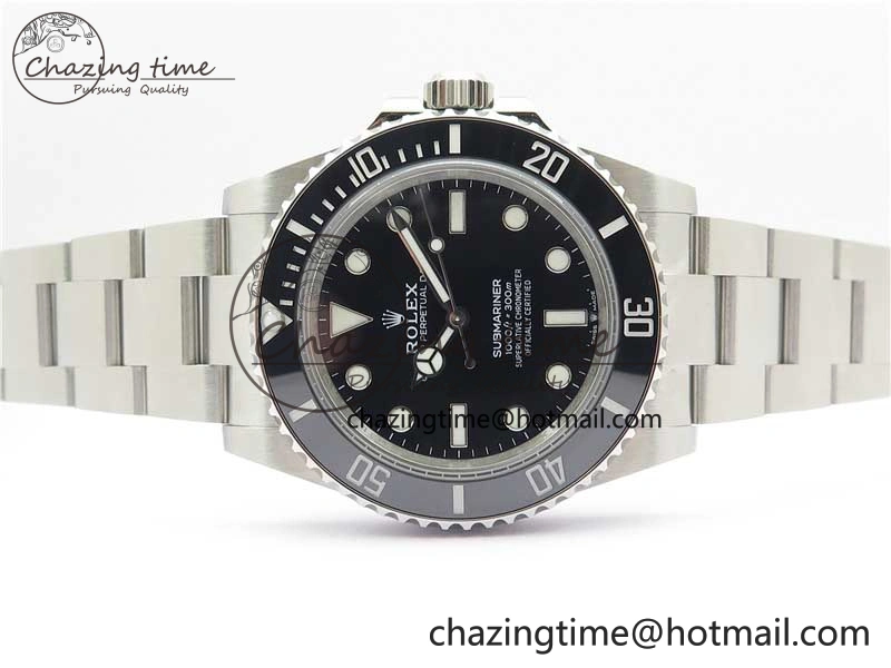 Submariner 41mm 124060 No Date BP Maker Black Dial on SS Bracelet A Sophisticated 2632