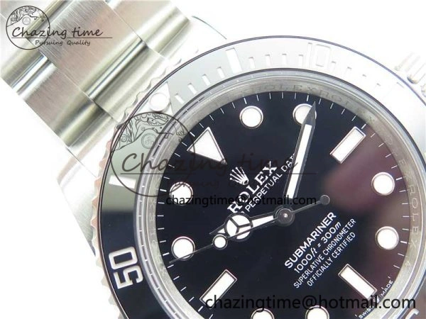Submariner 41mm 124060 No Date BP Maker Black Dial on SS Bracelet A Sophisticated 2632