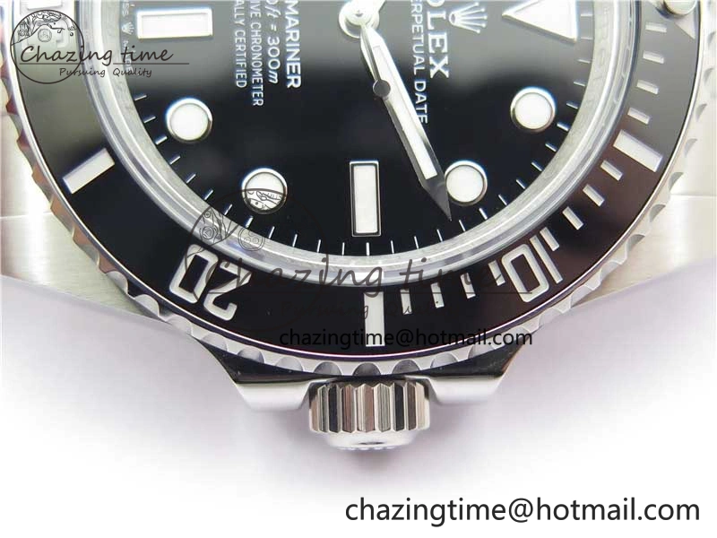 Submariner 41mm 124060 No Date BP Maker Black Dial on SS Bracelet A Sophisticated 2632
