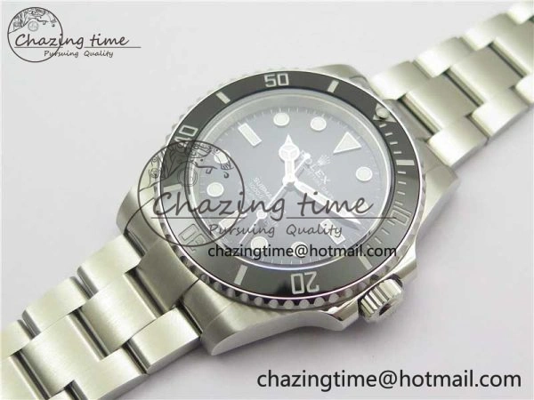 Submariner 41mm 124060 No Date BP Maker Black Dial on SS Bracelet A Sophisticated 2632