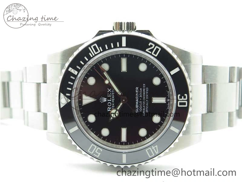 ZeroBulk Submariner 41mm 124060 No Date EWF Black Dial on SS Bracelet A 2764
